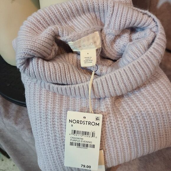 SWEATER SALE 3/$30 Caslon Purple Tunic Sweater - Picture 3 of 5